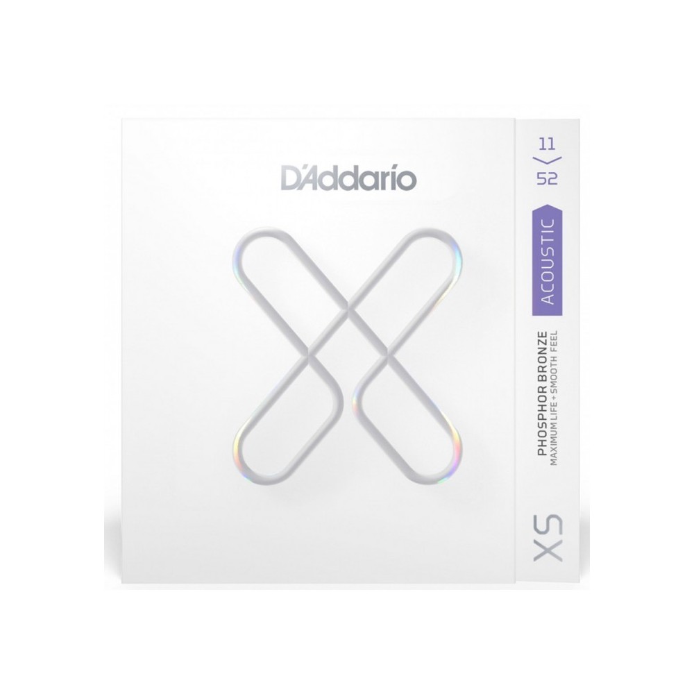 DAddario XSAPB1152 (11-52) XS Phosphor Bronze Custom Light