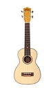 Leho Spalted Maple Soprano Tapa Abeto LHUS-SMF con funda