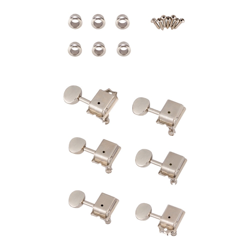 Fender Clavijero Vintage Logo RH NKL/CHR (6)