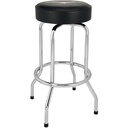 Fender Custom Shop Chevron Logo Barstool Black/Chrome 30"