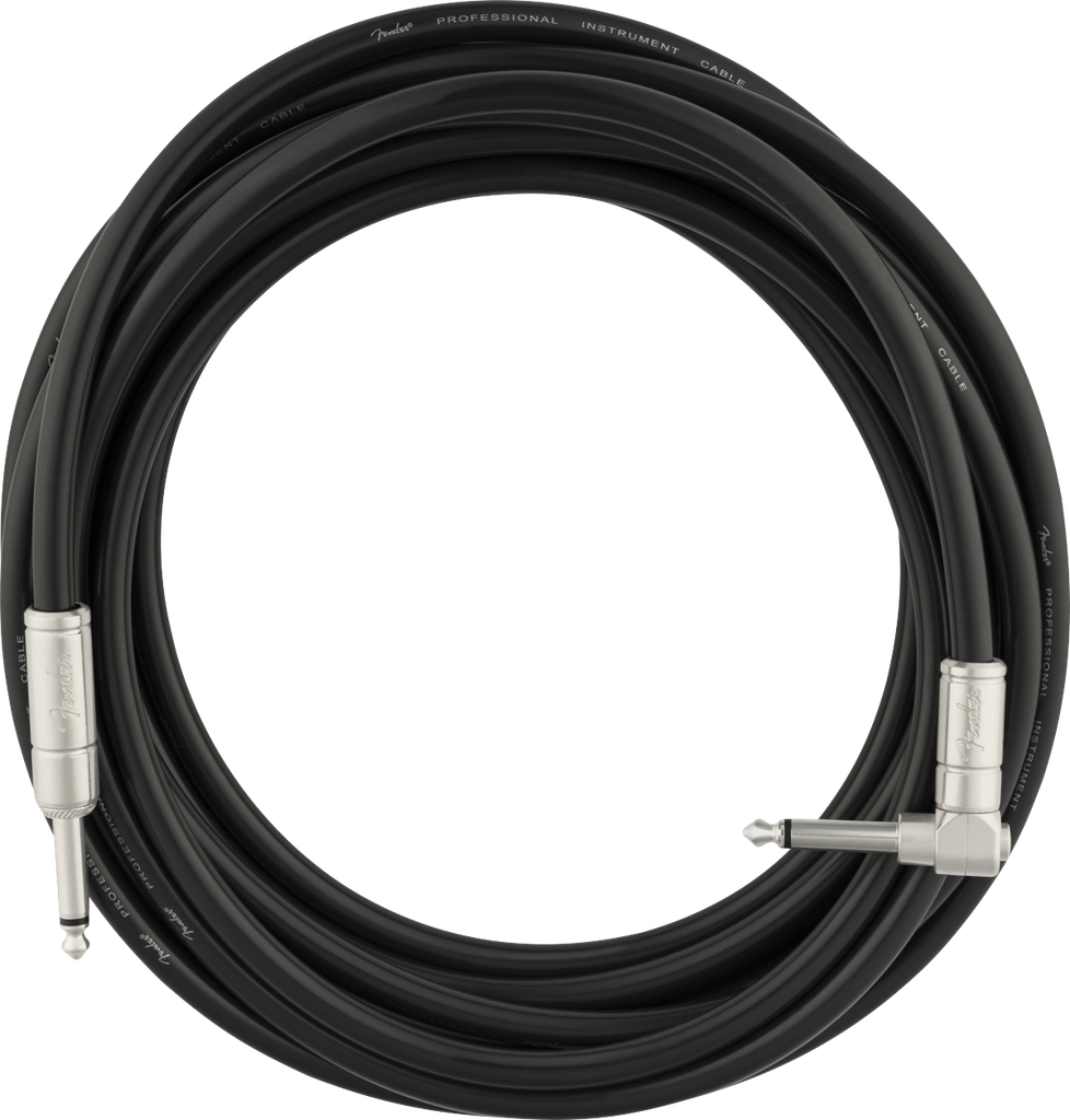 Fender Professional Kill Switch Cable Black Angulo 4,5m