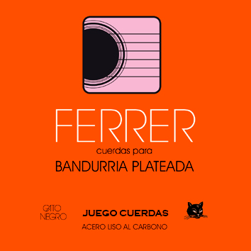 Gato Negro Juego Bandurria Acero Dobles