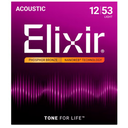 Elixir Nanoweb Light Phosphor Bronze Acústica (12-53)