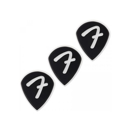 [PUASGUIFEN041] Fender 551 F Grip Black Pack 3 Púas