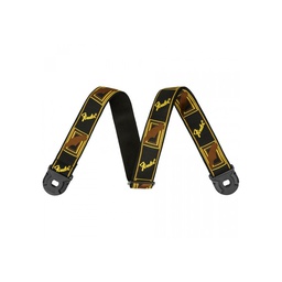 [CORRGUIFEN151] Fender Quick Grip Locking End Strap BL/YL/BR 2