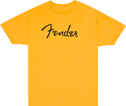 [CAMIVARFEN079] Fender Spaghetti Logo Camiseta Butter Talla L