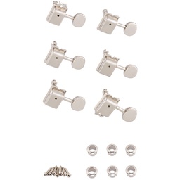 [CLAVGUIFEN005] Fender Clavijero American Vintage Guitar Tuning Machines Nickel (6)