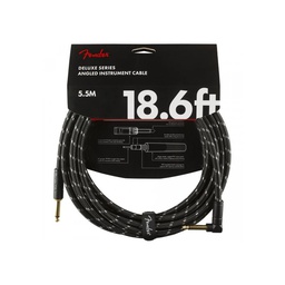 [CABLGUIFEN102] Fender Deluxe Cable Black Tweed Angulo 5,5m