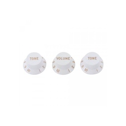 [MANDGUIFEN001] Fender Strat Mandos Volumen y Tono Set White