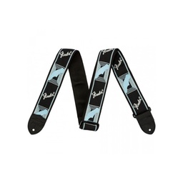 [CORRGUIFEN021] Fender Monogrammed 2 Black/Light Grey/Blue