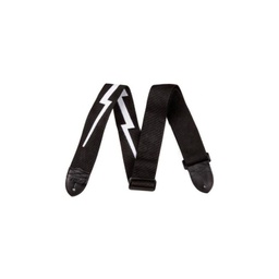 [CORRGUIFEN046] Fender Nylon Lightning Bolt Strap BLK/W 2,5