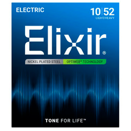 [JUEGGUIELX035] Elixir Optiweb Light Heavy Eléctrica (10-52)
