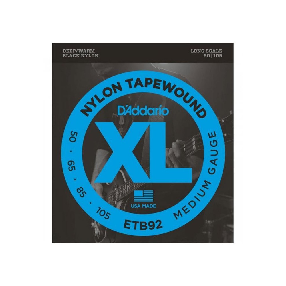 DAddario ETB92 (50-105) XL Nylon Tapewound Medium