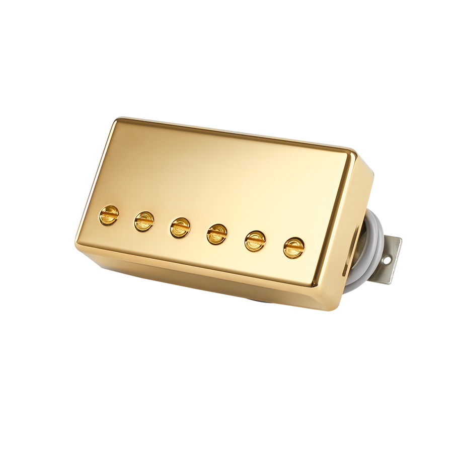 Gibson 498T Hot Alnico Treble, Double Black, Gold Cover, 4C