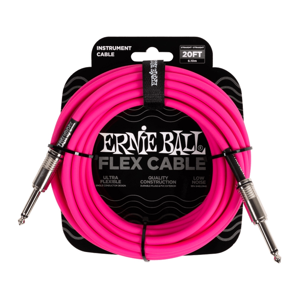 Ernie Ball Flex Jack-Jack SS 6m - Rosa