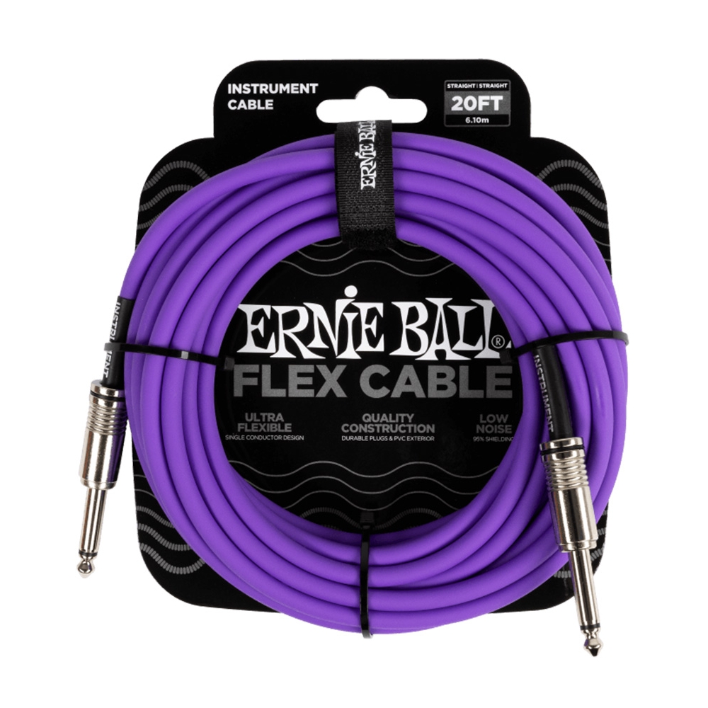 Ernie Ball Flex EB6420 6m - Púrpura