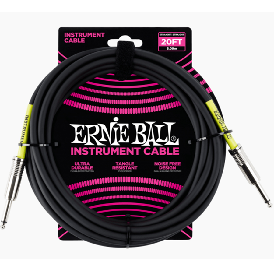 Ernie Ball Ultraflex Negro EB6046 6M