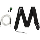 Fender Bundle Pack Accesorios - Cable, Correa, Afinador