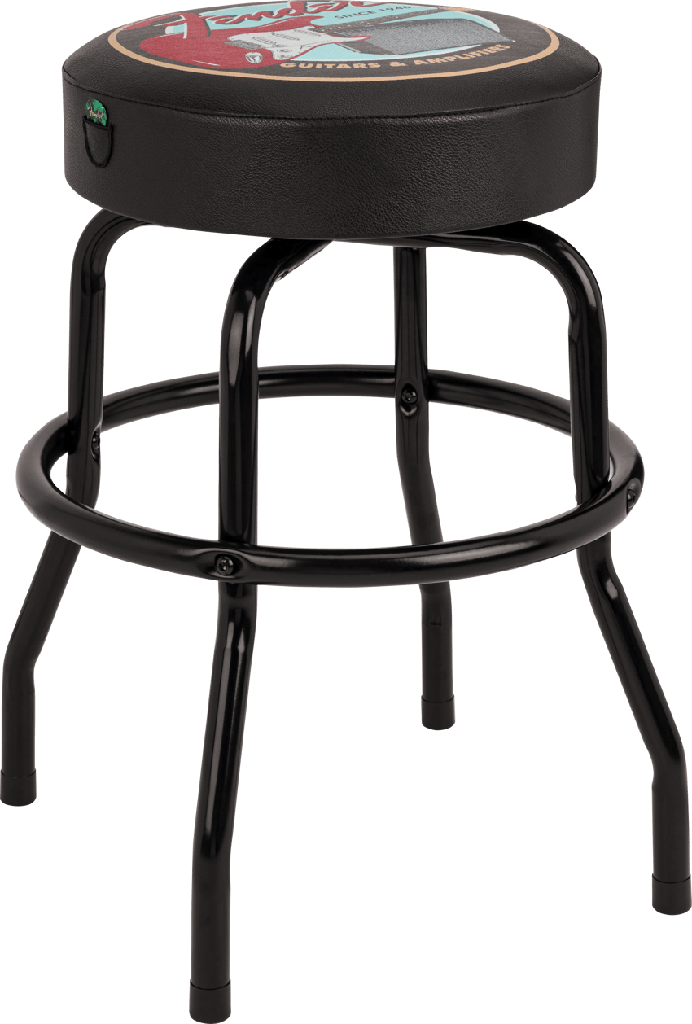 Fender Guitars &amp; Amps Pick Pouch Barstool Black/Black 24"