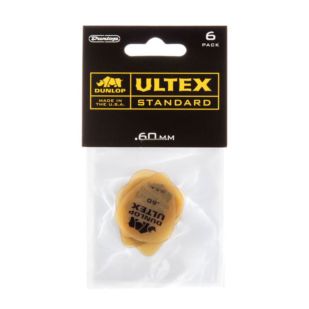 Dunlop Ultex Standard 0,60mm Amarilla (Pack 6)