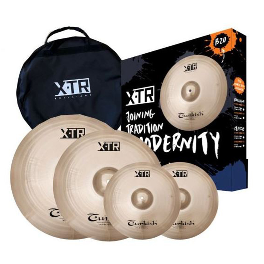 Turkish X-TR BRILLIANT 2 Set H14"-C16"-R20"+bag