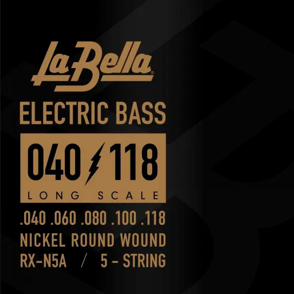 La Bella RX-N5A RX Nickel (40-118) 5 Cuerdas