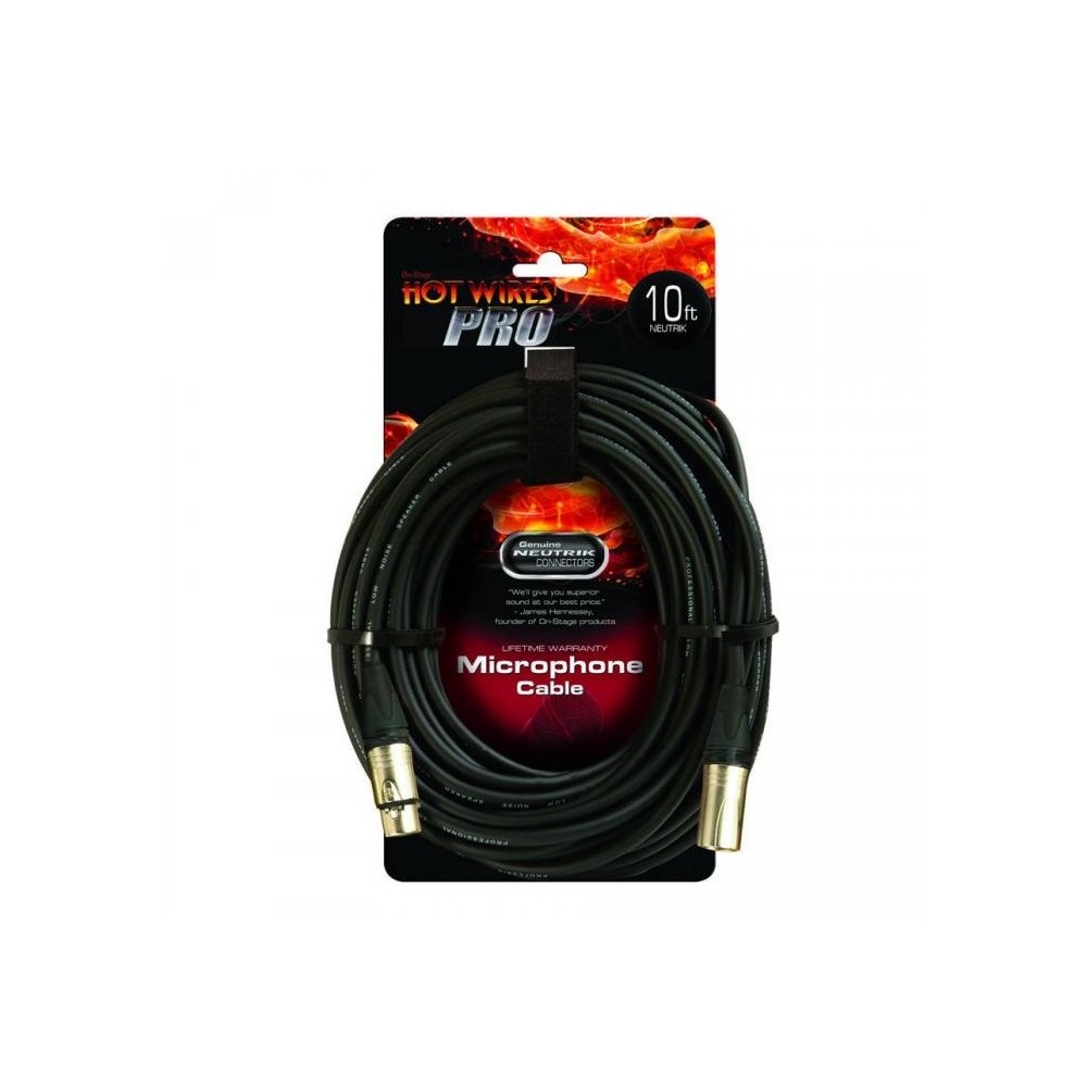 On Stage MC-10NN Cable Micro Neutrik C/C 3m