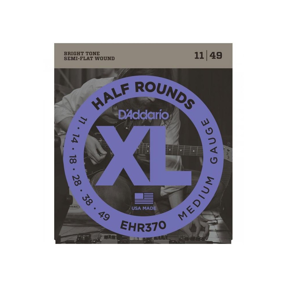 DAddario EHR370 (11-49) XL Half Rounds Medium