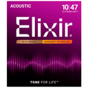 Elixir Nanoweb Light 80/20 Bronze (10-47) 12 Cuerdas