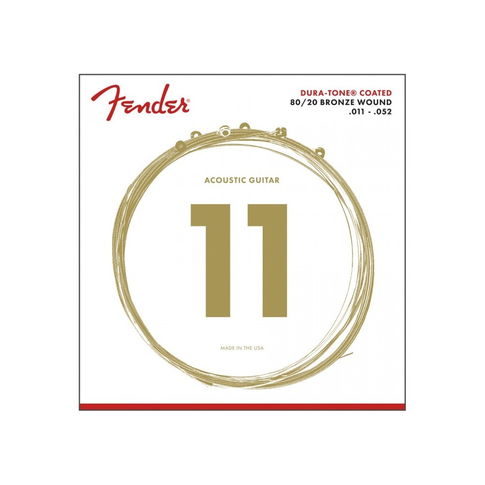 Fender 880CL Dura-Tone 80/20 Coated (11-52)