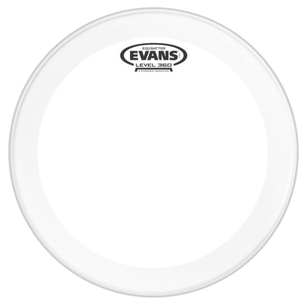 Evans EQ3 Bombo Clear 22 BD22GB3