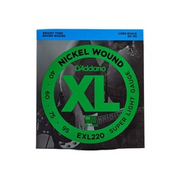 [JUEGBAJDAD009] D'addario EXL220 (40-95) Nickel Wound