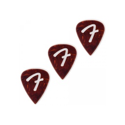 [PUASGUIFEN038] Fender 351 F Grip Shell Pack 3 Púas