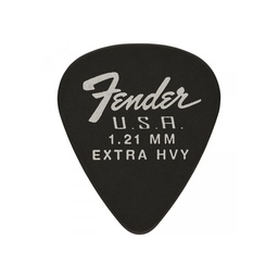[PUASGUIFEN053] Fender 351 Shape Dura-Tone Delrin 1.21 BLK (Pack 12)