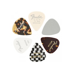 [PUASGUIFEN055] Fender 351 Material Medley Medium Pack 6 Púas