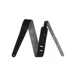 [CORRGUIFEN107] Fender Reversible Suede Strap Black/Gray
