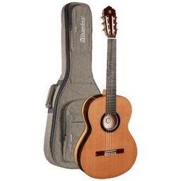 [GUITCLAALH114] Alhambra 6 Ébano Blanco con Funda