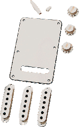 [KITSGUIFEN005] Fender Kit Accesorios Strat White