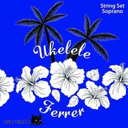 [JUEGUKUGAT001] Gato Negro Juego Ukelele Soprano