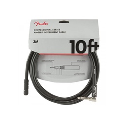 [CABLGUIFEN088] Fender Professional Cable Black Angulo 3m