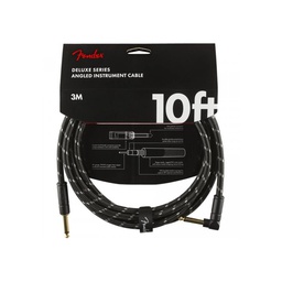 [CABLGUIFEN098] Fender Deluxe Cable Black Tweed Angulo 3m