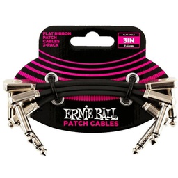 [CABLGUIERN013] Ernie Ball 6221 Cable Pedales Flat Ribbon 15cm Pack 3