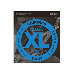 [JUEGELEDAD005] DAddario ECG25 (12-52) XL Chromes Light