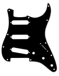 [GOLPGUIFEN016] Fender Golpeador Strat SSS Black