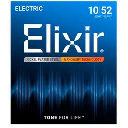 [JUEGGUIELX028] Elixir Nanoweb Light-Heavy Eléctrica (10-52)