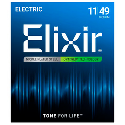 [JUEGGUIELX036] Elixir Optiweb Medium Eléctrica (11-49)